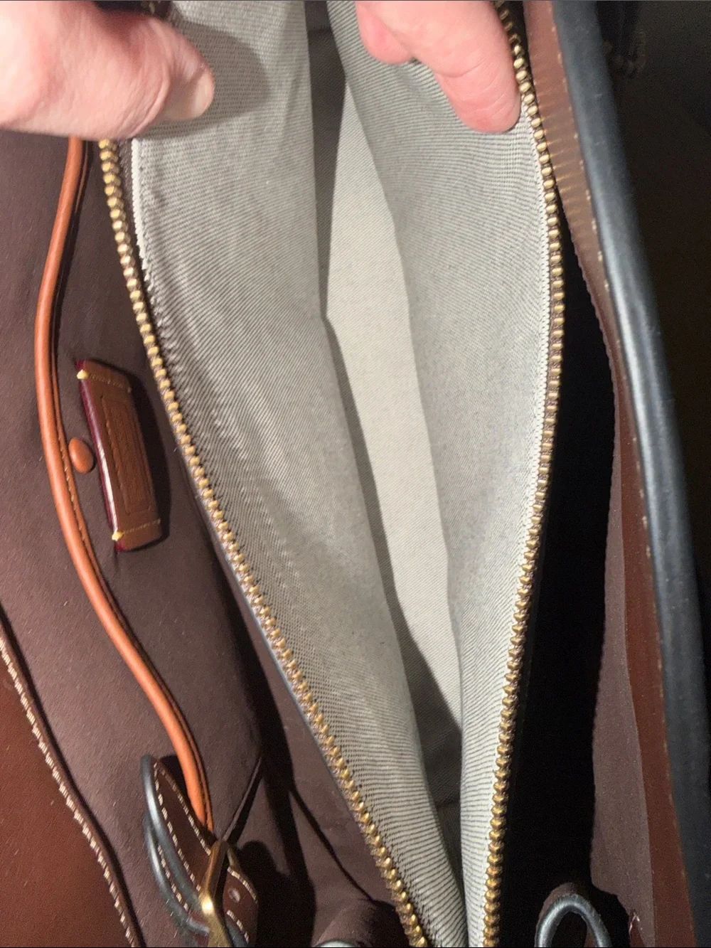 Coach Empire Carryall Bag 40 Brass/Maple